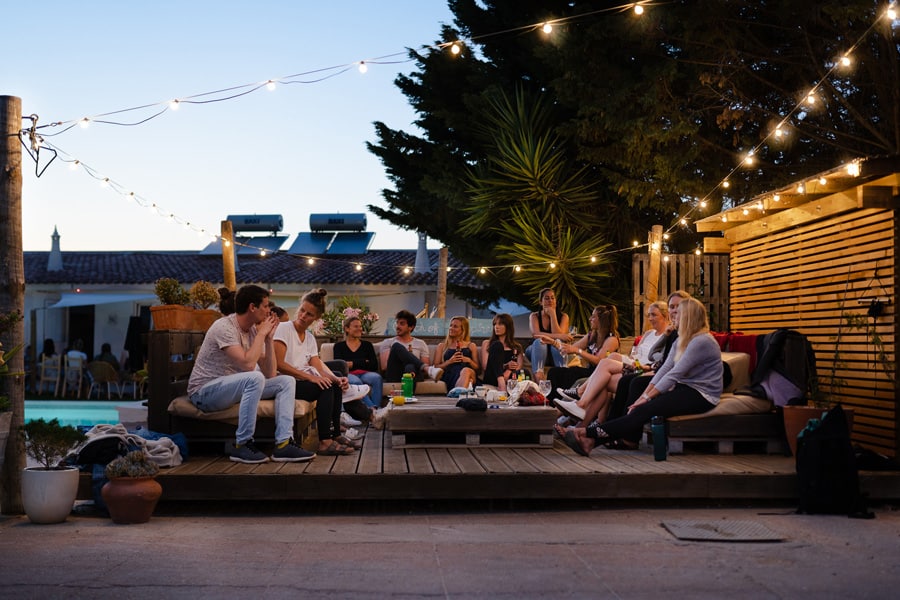 Algarve Watersport Camp, where you stay 7-days at the Kite House in Lagos, which offers bungalows, double/twin rooms, as well as dorm rooms and includes breakfast and dinnner. They prioritize not only progression and achievement but also fun, community, and comfort.