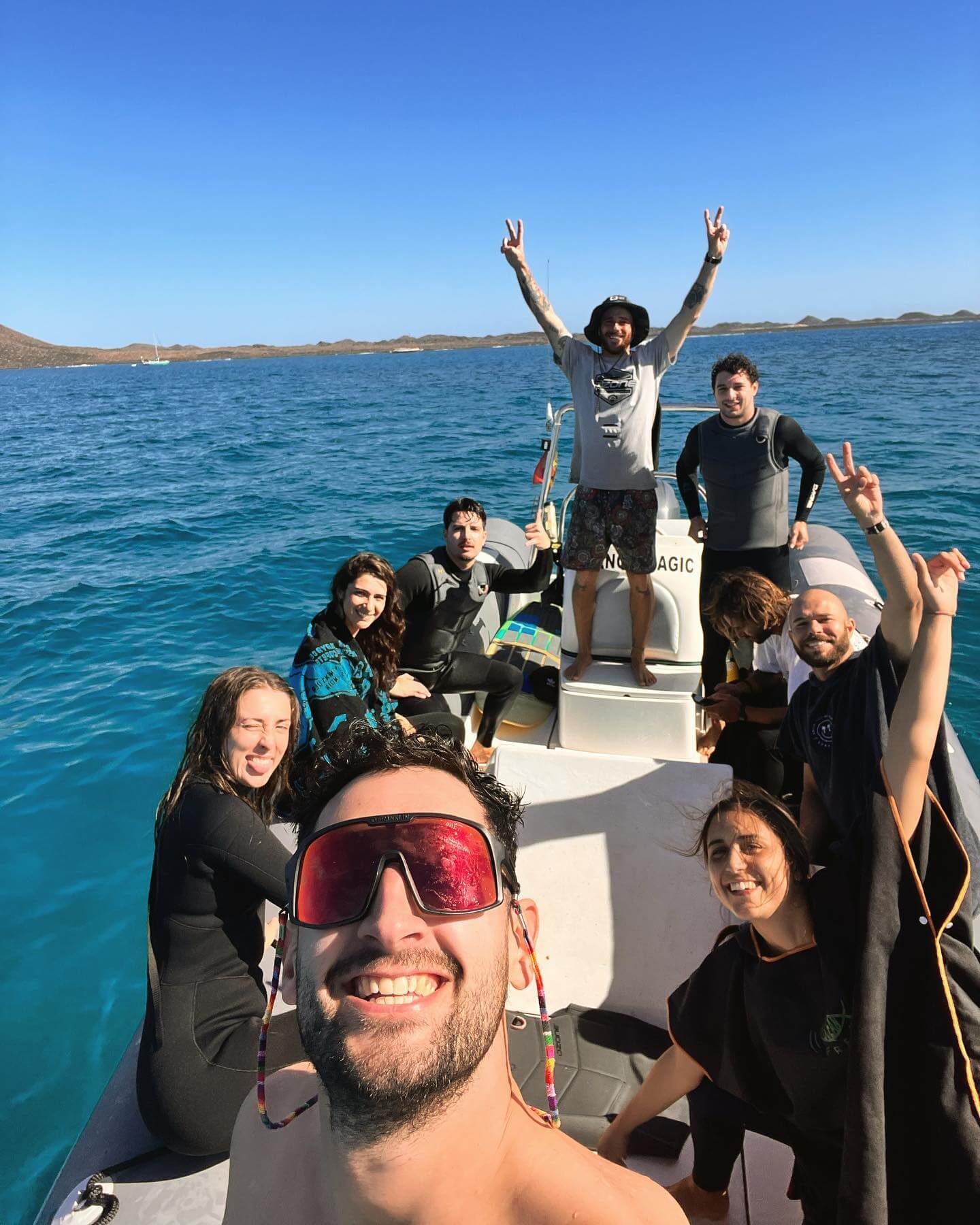 Boottrip with Kite Week, an Italian-oriented 7-day kite camp for small groups of up to six people, based in a charming villa in the characteristic village of Lajares, in northern Fuerteventura.