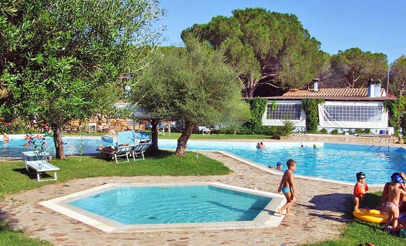 Camping Selema a serene place for kitesurfing in La Caletta, Sardinia.