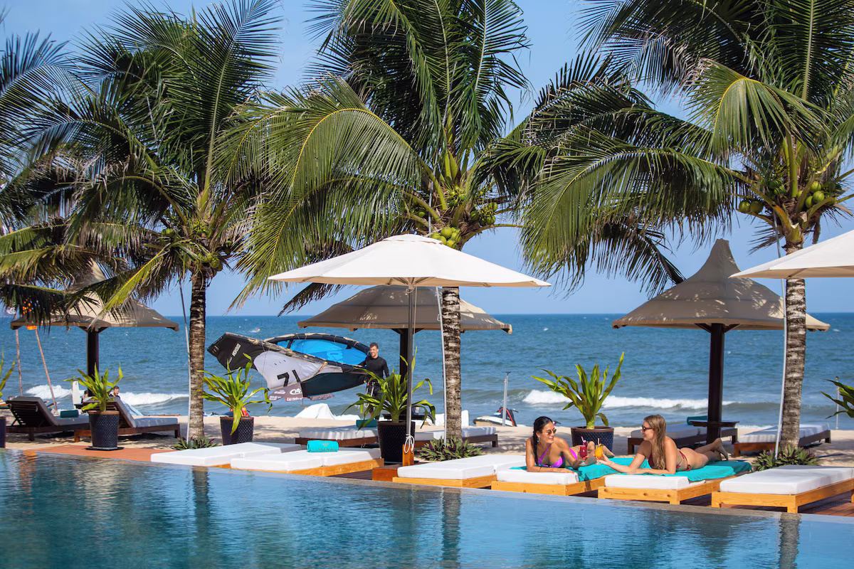Mana Mui Ne Beach Resort at kite spot Mui Ne in Vietnam