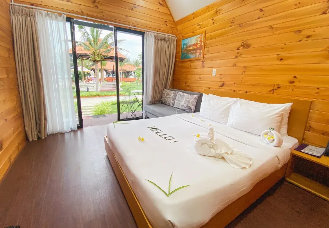 TTC Resort Ninh Thuận in Ninh Chu Vietnam, providing a relaxing stay with proximity to kitesurfing spots.
